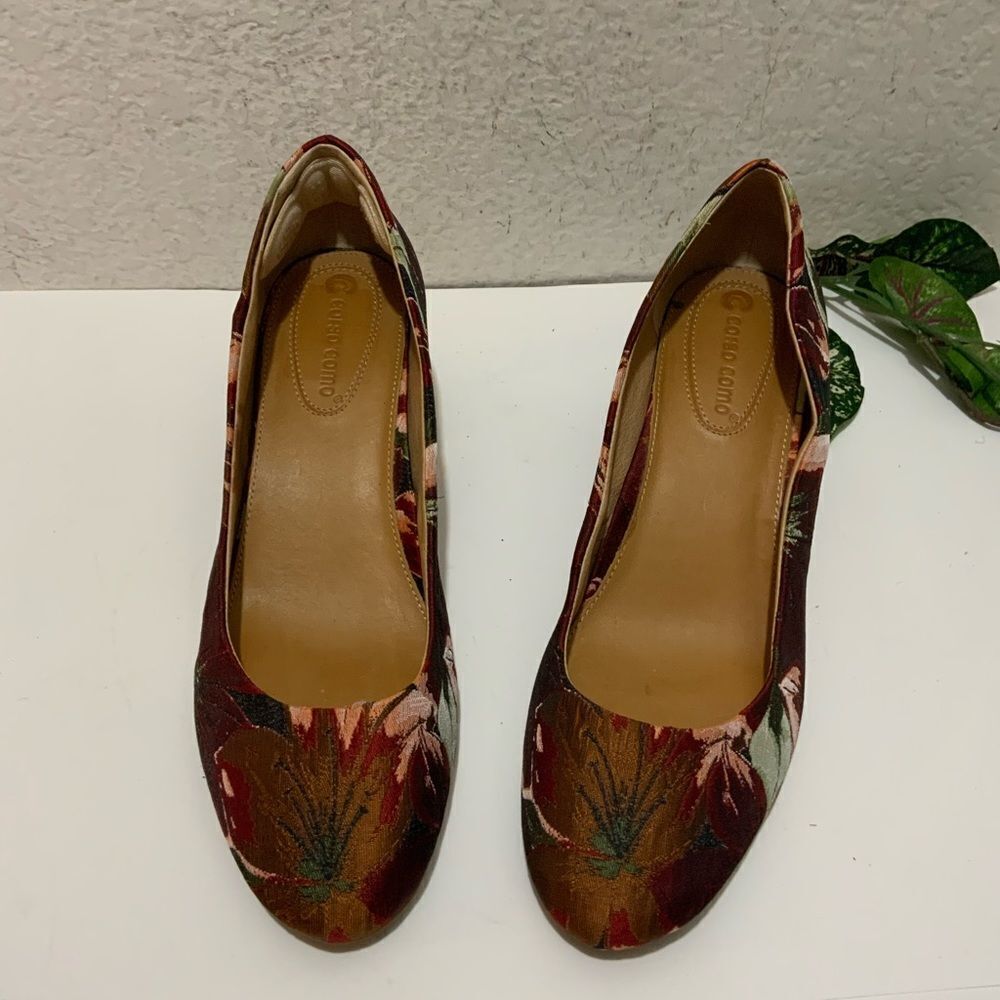 Corso Como gwynn pump,floral size 9/ 40